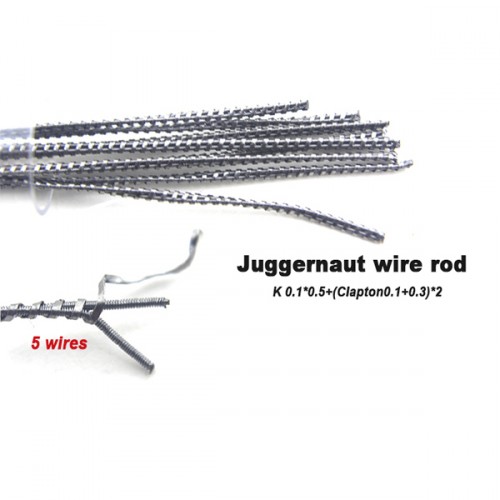 Порнокойл Juggernaut wire K 0.1*0.5 + (Clapton 0.1+0.3)*2
